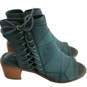 Journee Collection Open Toe Booties